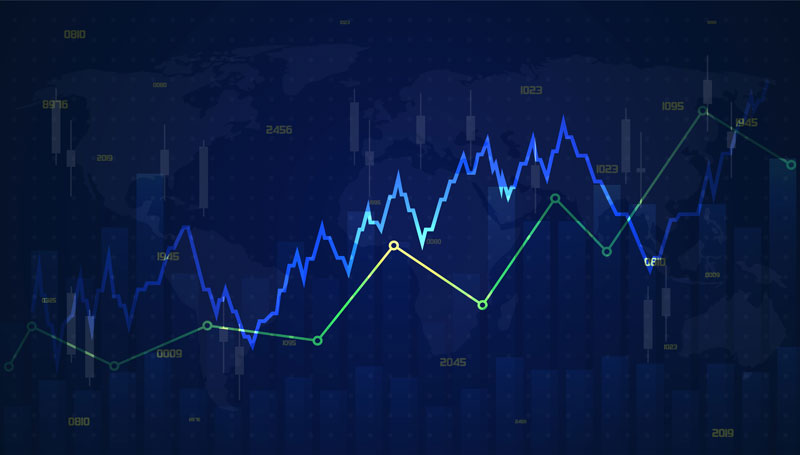 Trading graph chart